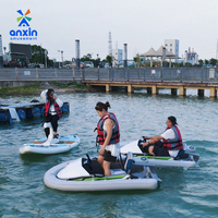 Équipement d'amusement aquatique commercial, kart aquatique gonflable pour une personne, bateau électrique, mini jet ski portable
