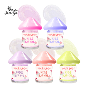 Logo personnalisé mignon champignon végétalien brillant à lèvres lèvres dodues cosmétique adoucir clair nourrissant l'humidité apaiser non collant enfants huile pour les lèvres - Product Image 1