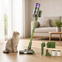 Aspirateur sans fil, sans sac, technologie cyclonique, filtre HEPA, moteur sans balais, longue autonomie, design léger, pour la maison et la voiture