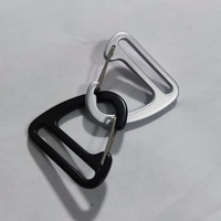 Accessoires de bagages légers en aluminium aéronautique 20/25/32/38 mm, boucle à clip, boucle triangulaire en métal de 25 mm pour sacs à dos