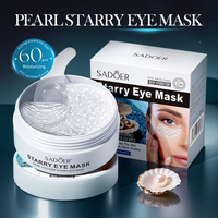 OEM SADOER Patchs Masques Contour des Yeux à la Rose Hydratants, Nourrissants, Anti-Cernes et Anti-Poches