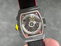 Montre mécanique automatique à tourbillon en fibre de carbone ultra-fine et ultra-légère de haute qualité pour homme, luxe, mode, hip-hop