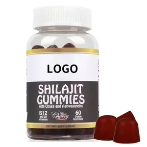 OEM Shilajit gummies minerali vitamine nutrienti promuove l'attività cellulare migliora il metabolismo aumentare l'integrazione di energia