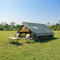 Tente de camping gonflable à armature diagonale en tissu Oxford, imperméable, à montage rapide, portable, pour l'extérieur, directement de l'usine