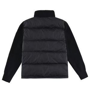 Vente en gros de manteaux en duvet pour femmes de haute qualité, style simple et luxueux avec décoration, vente chaude, veste d'hiver à manches longues - Product Image 4