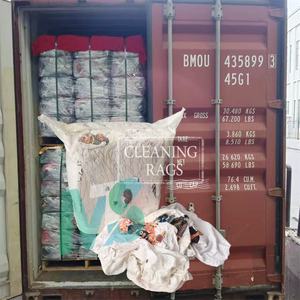 Trapos de Limpieza Reutilizables de Algodón Blanco para Uso Marino, Trapos de Algodón Blancos Impresos - Product Image 1