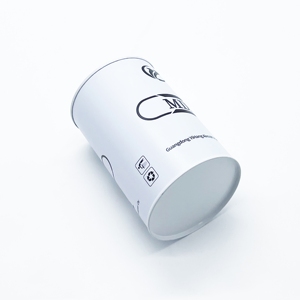 Boîte en fer blanc ronde de 1L pour huile moteur, impression offset personnalisée, surface laquée, pour l'emballage du liquide de frein - Product Image 4