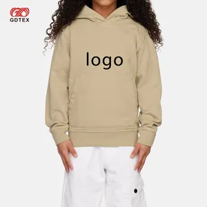 Gdtex Custom Fleece Kid Top Lange Mouw Zak Effen Ronde Hals Zacht Gebreide Kinderen Kinderen Street Wear Kid Sweatshirt