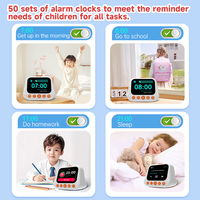 Réveil intelligent pour enfants TIMI alimenté par l'IA, minuteur Pomodoro éducatif avec commande vocale interactive ChatGPT, électronique grand public