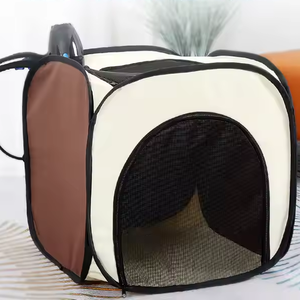 Woof chat Cage intérieur parc chaton maison grande taille chats transporteur voiture voyage Portable chenil douche extérieure boîte de séchage - Product Image 6