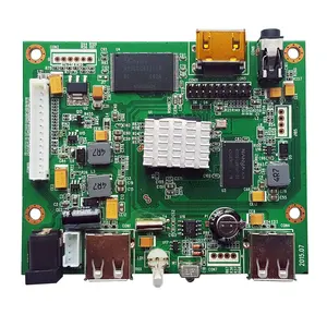 T10-BOX media decoding board support 2 USB input and 1 Stereo Audio output,Video Decode up to1920*1080,LCD advertising board
