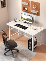 Table d'ordinateur pliable et durable pour bureau à domicile ou dortoir étudiant Bureau simple avec installation gratuite pour les jeux dans la chambre à coucher