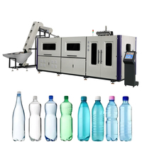Machine de soufflage automatique de bouteilles en plastique PET avec PLC Mitsubishi et composants pour une utilisation en usine de fabrication, garantie 1 an