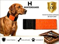 Collier anti-coupure et anti-morsure pour chien de qualité professionnelle, certifié Kevlar niveau 4 UE, équipement de chasse protecteur souple