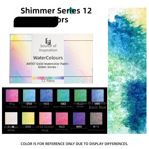Dreamy Iridescent Shimmer  Series colorful