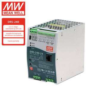 แหล่งจ่ายไฟสำรอง Security Power DRS-240 12V 24V 36V 48V 240W แบบติดตั้งบนราง Din พร้อม Modbus ในตัว - Product Image 1