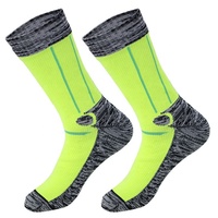 Chaussettes de randonnée respirantes, chaudes, imperméables, à 3 couches, avec logo personnalisé OEM pour hommes et femmes, pour la pêche, le camping, le cyclisme