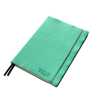 Bloc-notes professionnel en cuir souple, personnalisé avec logo imprimé, boîte pour journal, logo personnalisé