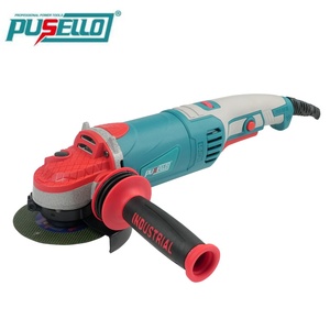 Amoladora Angular Eléctrica PUSELLO <span class=keywords><strong>de</strong></span> 1400W, 115mm/125mm (<span class=keywords><strong>4.5</strong></span>/5 Pulgadas), con Cable, para Corte <span class=keywords><strong>de</strong></span> Metal - Product Image 1
