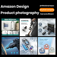 Agence professionnelle de photographie de produits AMZ, conception de listes de produits, contenu A+, rendu 3D, vidéo, infographie, studio de branding tout-en-un