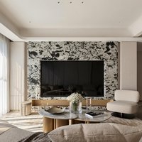 Design d'intérieur moderne et biologique avec rendu 3D, service de conception complète pour appartements et villas de luxe