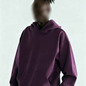 Unisex Cotton Hoodie Drop Shoulder Puff Sleeves Printed Daily Wear Comfortable Hoodie Customized Logo Streetwear Wholesale - Product Image 4