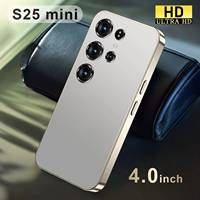 Smartphone Mini Versi S25 4GB+64GB Android Kualitas Tinggi HD LED Ponsel LTE CDMA Sistem Operasi Prancis Laris Terjual
