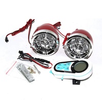 Haut-parleurs étanches pour moto 12V, Bluetooth, télécommande, radio numérique USB, lecteur MP3