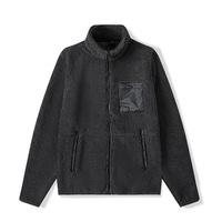 VESTE POLAIRE SHAGGY PERSONNALISÉE POUR HOMME VESTE D'HIVER