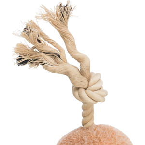 Jouet pour animaux de compagnie, coquille en peluche de 38 cm avec poignées en corde pour chiens - Product Image 2