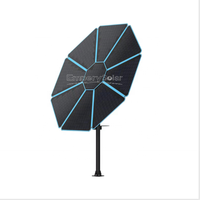 Contrôleur de charge solaire MPPT OEM en silicium monocristallin pour système de montage au sol domestique, compatible batteries lithium-ion