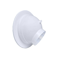 Ventilation d'ingénierie ABS pour cuisine : Entrée et sortie d'air frais sphériques, réglables, anti-poussière, anti-humidité et respirantes
