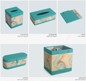 Precio al por mayor Servicios de hotel Set Hotel Cuero Producto Bandeja Nueva cesta Servicio Estante <span class=keywords><strong>Menú</strong></span> Clip - Product Image 2