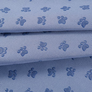 Commercio all'ingrosso pet tappeto tappetino tessuto tessuto antiscivolo cane zampa modello goccia plastica poliestere gabardine tessuto antiscivolo - Product Image 2