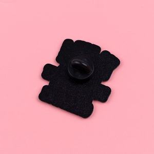 En gros, Broche en métal émaillée, style mode, avec citations et mots inspirants de dessins animés, lettres anglaises créatives, accessoire pour vêtements - Product Image 4