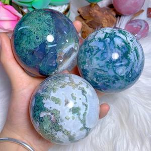 Esferas de Cristal de Ágata Musgosa Natural Pulida al por Mayor, Bolas de Cristal para Regalos y Otras Artesanías de Cristal - Product Image 3