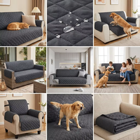 Housse de canapé matelassée imperméable pour animaux domestiques, chiens, avec dos antidérapant pour protéger les meubles de luxe, housses de canapé lavables