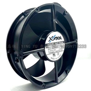 XFAN พัดลมแกน AC รุ่น RAH2260B1 C 220 240V 0.25 0.26A ป้องกันความร้อน ผลิตในประเทศจีน - Product Image 1