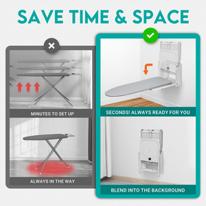<span class=keywords><strong>New</strong></span> Arrival Tường Gắn Bàn ủi phổ biến nhất có thể gập lại ủi boardwardrobe phụ kiện tủ quần áo tủ kéo ra - Product Image 2