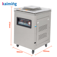 Machine de mise sous vide électrique automatique à chambre unique profonde DZ500 pour l'emballage alimentaire et le conditionnement sous vide