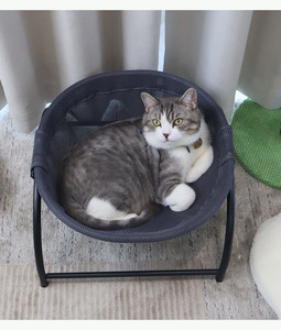 Cama para Gatos Desmontable y Lavable, Elevada y Transpirable, Hamaca Independiente para Dormir Mascotas, Diseño Sólido - Product Image 4