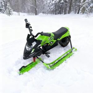 子供用電動スノーモービル/スキーカー/スノーレーサーブレーキ大人用プラスチック製スノースクーター60kg - Product Image 6