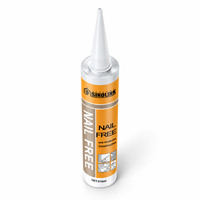 Colle de construction multi-usages sans clou 310 ml pour le collage de la plinthe en bois, des panneaux muraux, des carreaux en PVC et du métal