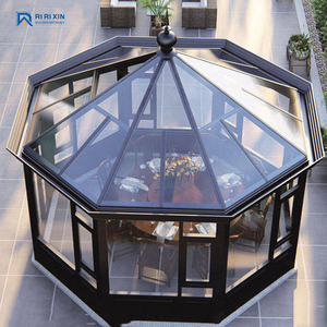 Serre de jardin <span class=keywords><strong>en</strong></span> aluminium de haute qualité, série Arc Sun Room, isolée, grande taille - Product Image 5