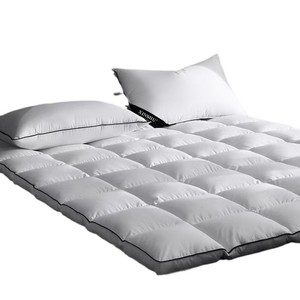 Protectores <span class=keywords><strong>de</strong></span> Colchón para Hotel, Cubrecolchón <span class=keywords><strong>de</strong></span> Plumón para Invierno, Acolchado <span class=keywords><strong>de</strong></span> Doble Capa, en Blanco, Venta al Por Mayor <span class=keywords><strong>de</strong></span> Fábrica - Product Image 5
