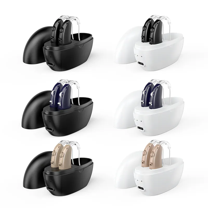 Shenzen aparelho auditivo digital bte, aparelho invisível com redução de ruído e bolso, super poder, aparelho auditivo com acessórios para aparelhos de audição