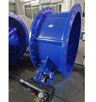 Ductile Iron Flange Type butterfly Valve with Gearbox and Handwheel DN1200 Face to Face EN558 S13 S14 with EAC Certificate