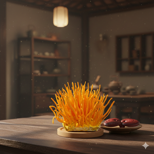 Cordyceps entiers frais sélectionnés dans un emballage en conserve propre, conçu pour la préparation nutritionnelle quotidienne - Product Image 1