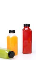 Nueva Botella Cuadrada de Plástico PET de 12oz con Tapa de Rosca para Almacenar Café Frío Casero, Smoothies y Leche