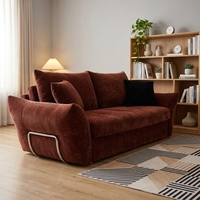 Canapé modulaire convertible en L avec chaise longue, facile à assembler, confortable, rembourré, éco-responsable, idéal appartement et hôtel